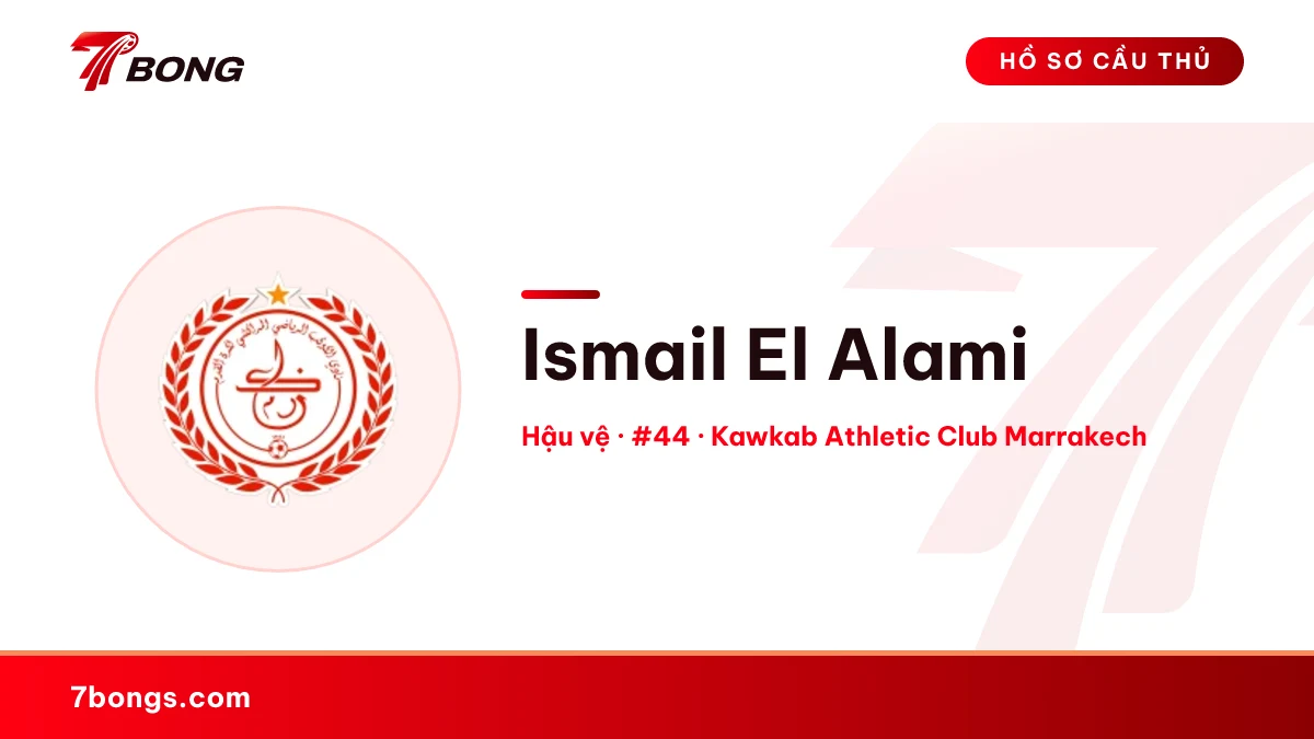 Ismail El Alami — Kawkab Athletic Club Marrakech