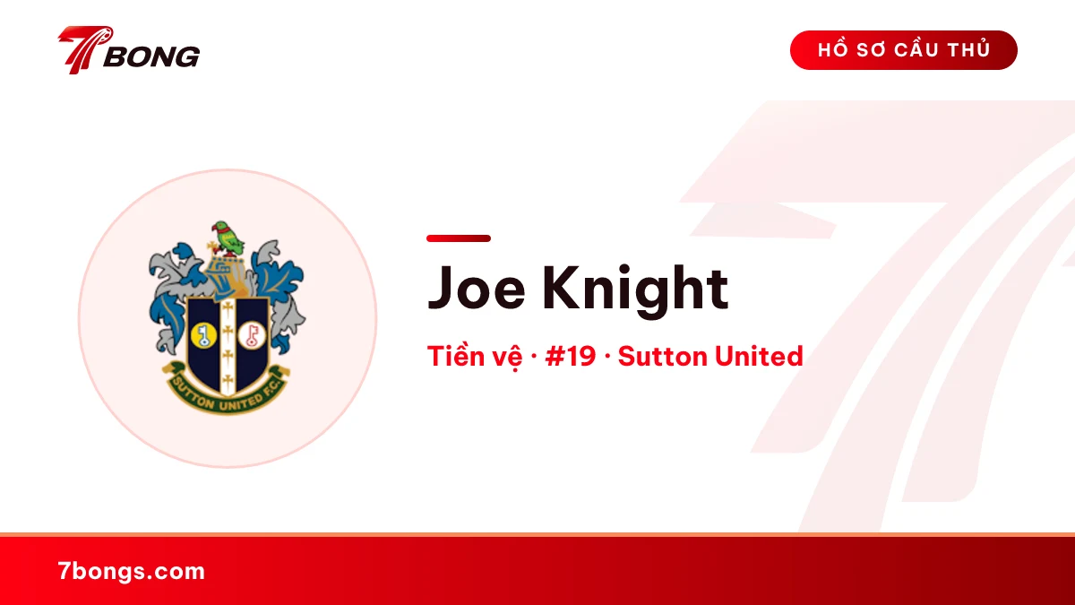 Joe Knight — Sutton United