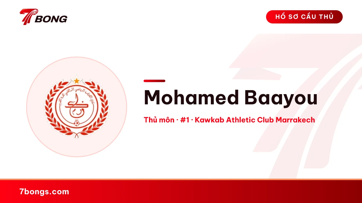 Mohamed Baayou — Kawkab Athletic Club Marrakech