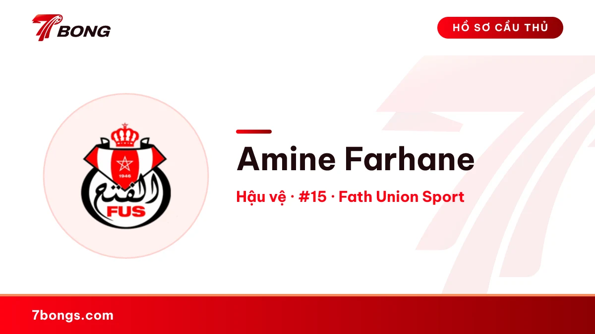 Amine Farhane — Fath Union Sport