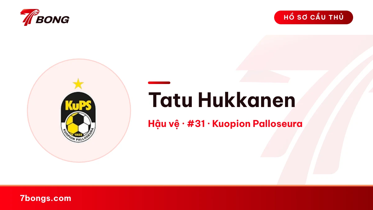 Tatu Hukkanen — Kuopion Palloseura