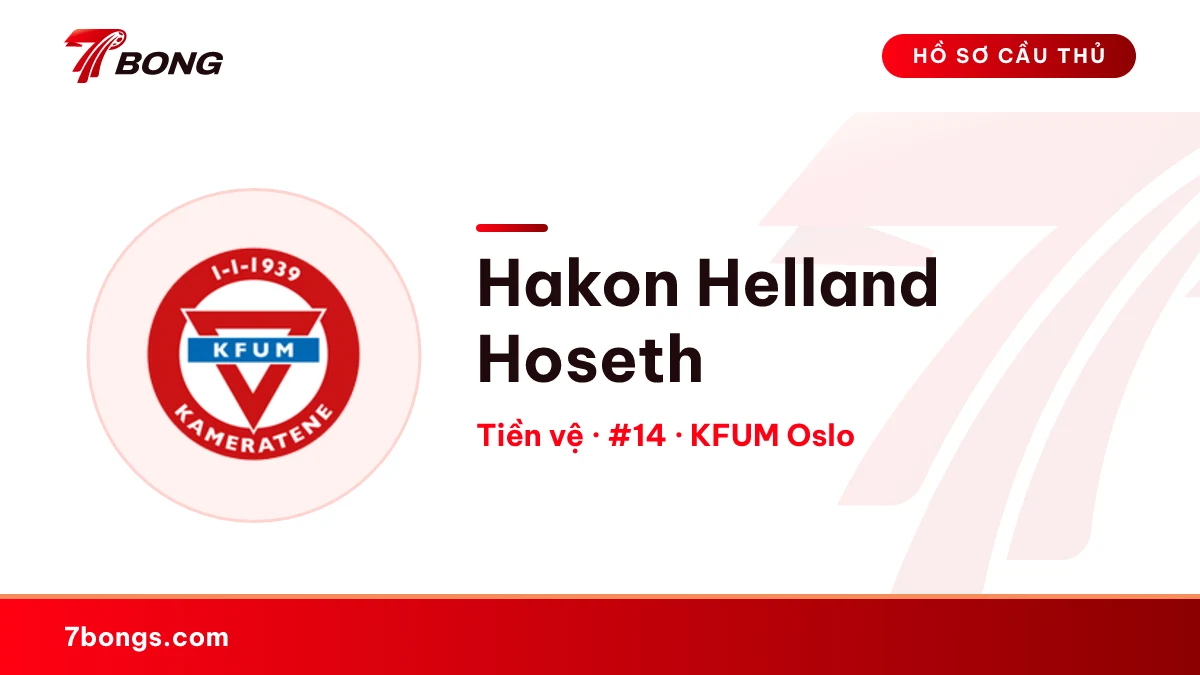 Hakon Helland Hoseth — KFUM Oslo