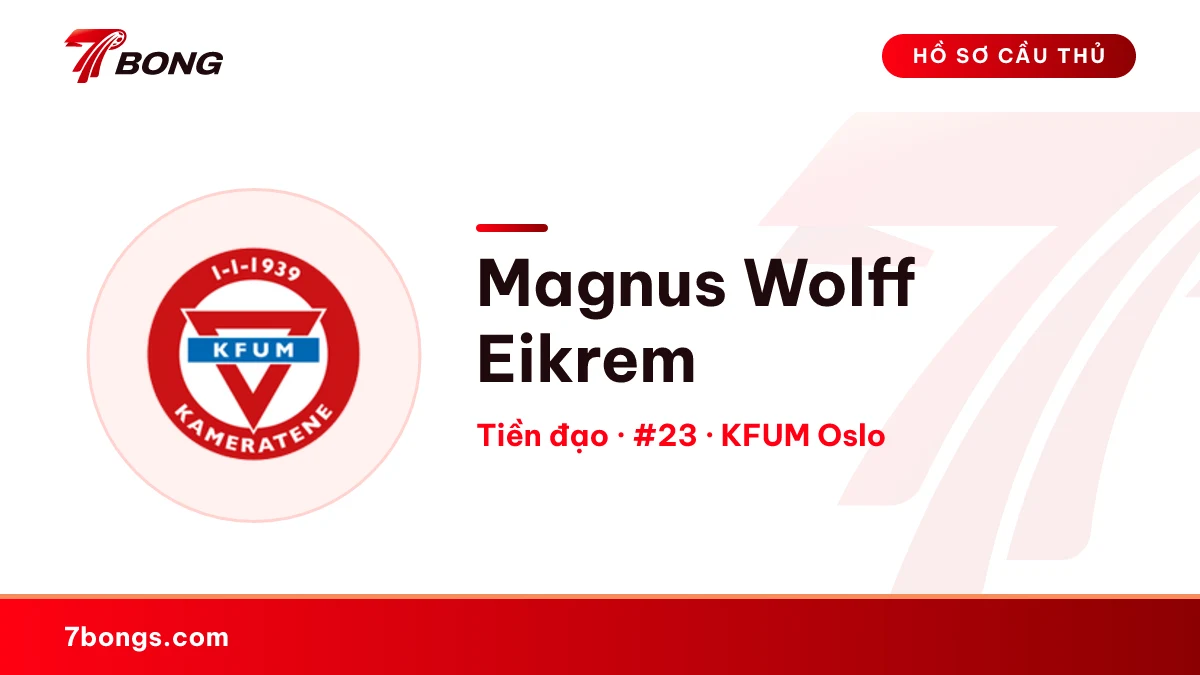 Magnus Wolff Eikrem — KFUM Oslo