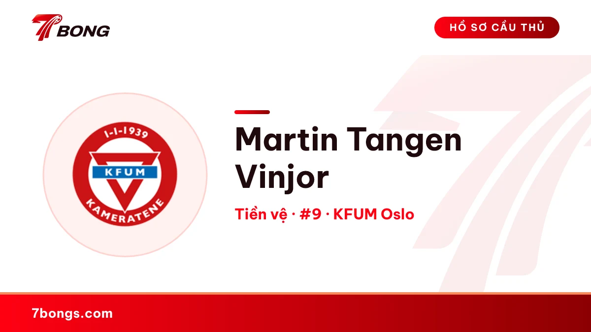 Martin Tangen Vinjor — KFUM Oslo