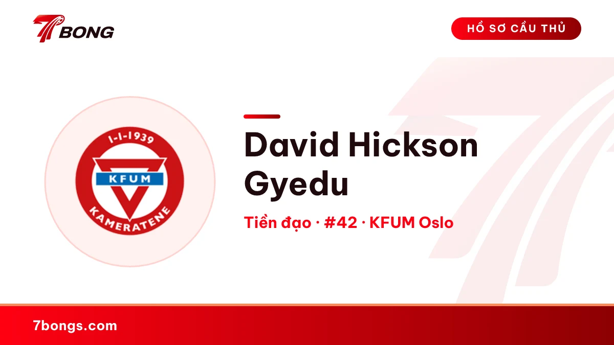 David Hickson Gyedu — KFUM Oslo