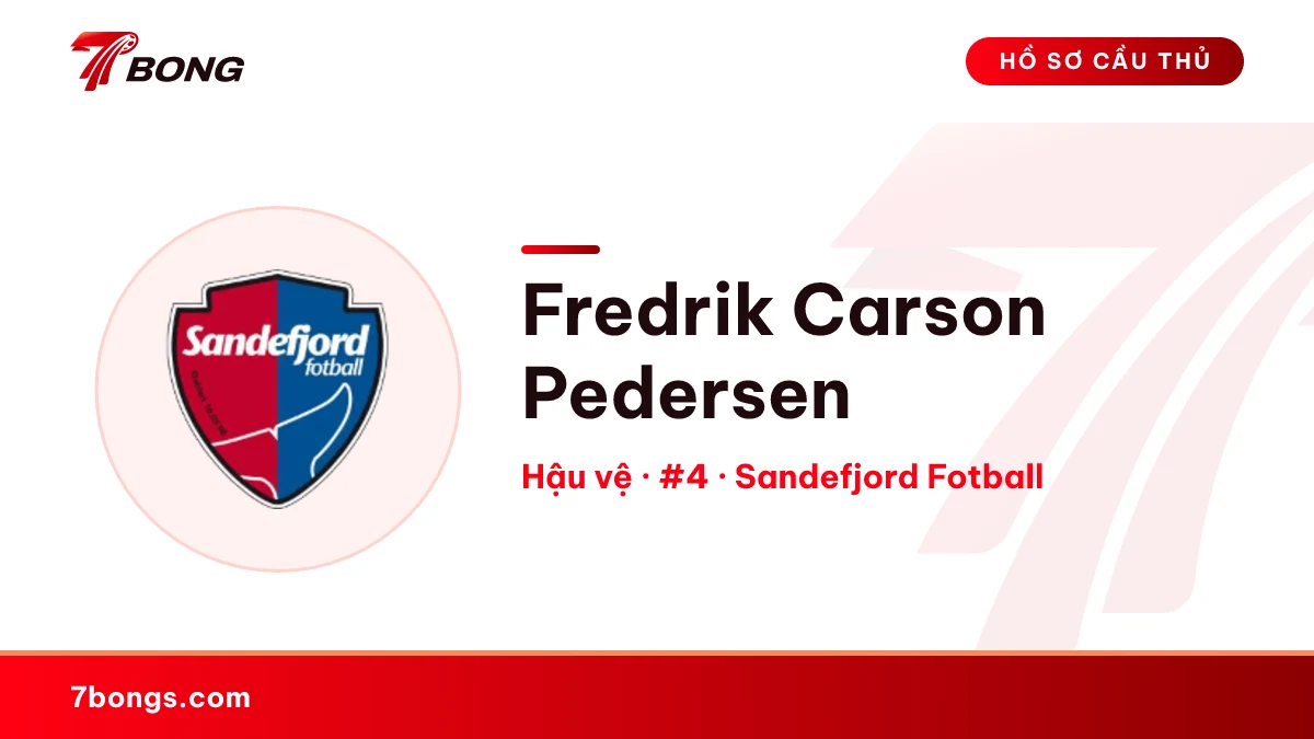 Fredrik Carson Pedersen — Sandefjord Fotball
