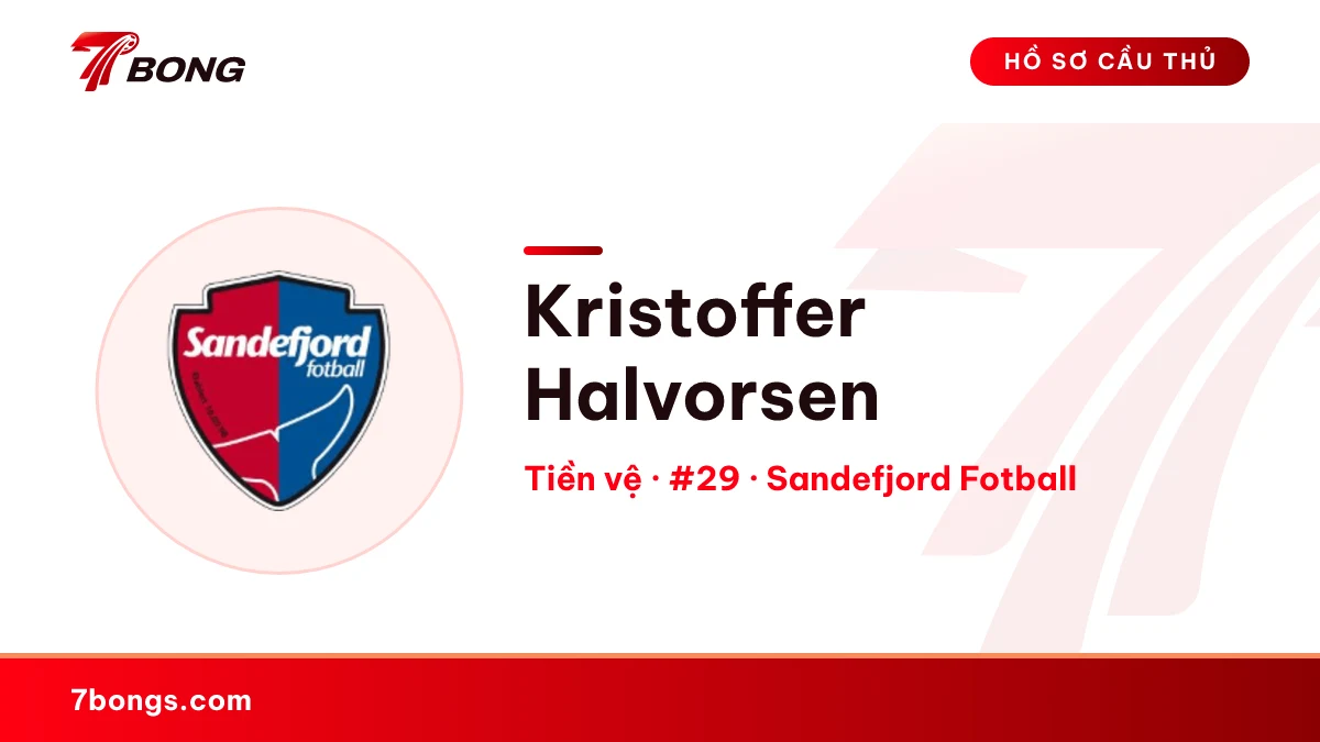 Kristoffer Halvorsen — Sandefjord Fotball