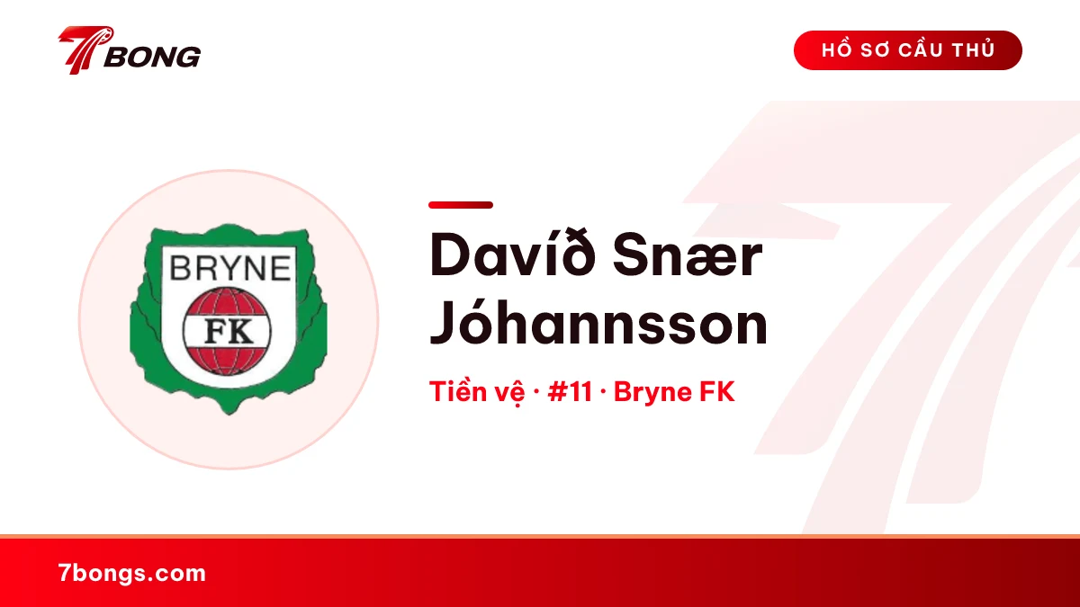 Davíð Snær Jóhannsson — Bryne FK