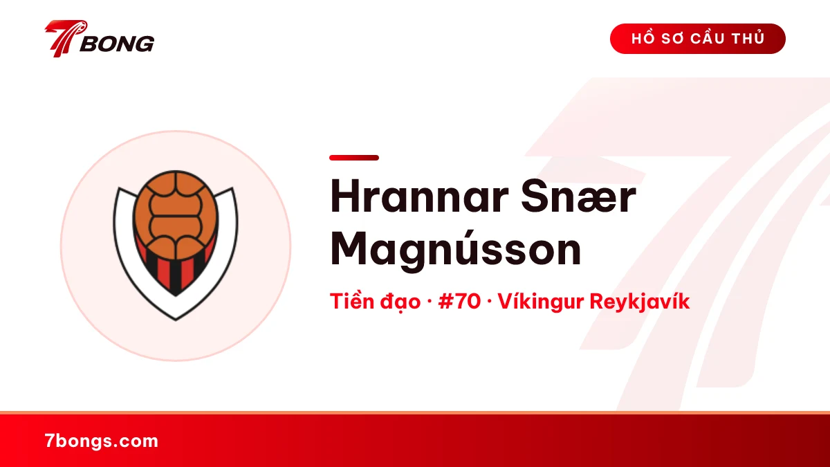Hrannar Snær Magnússon — Víkingur Reykjavík