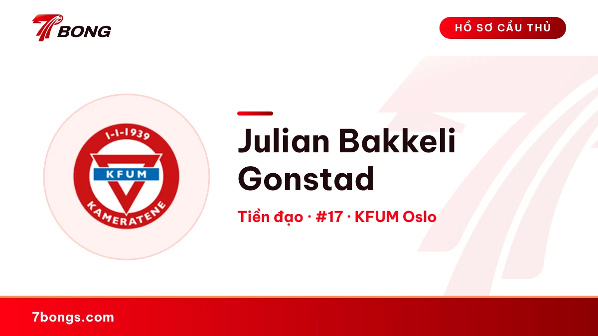 Julian Bakkeli Gonstad — KFUM Oslo