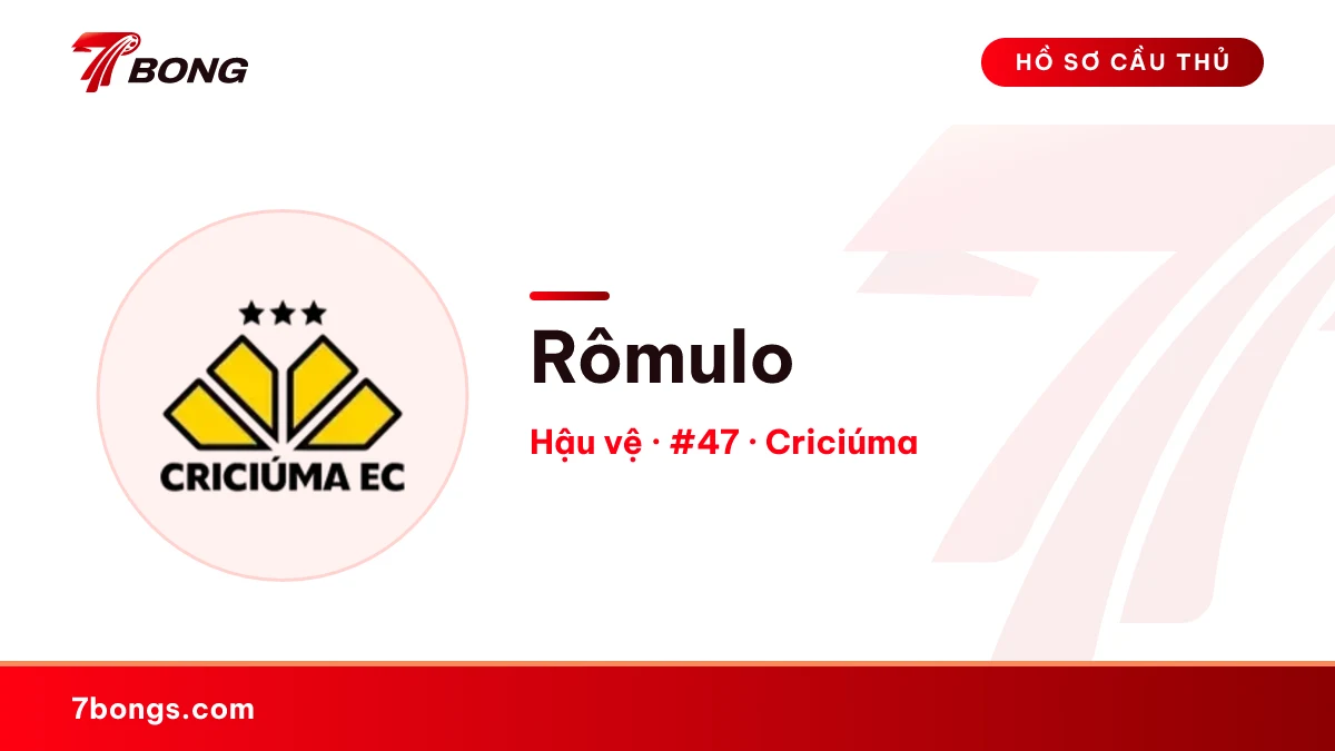 Rômulo — Criciúma