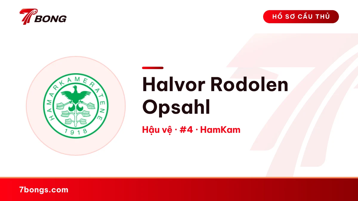 Halvor Rodolen Opsahl — HamKam