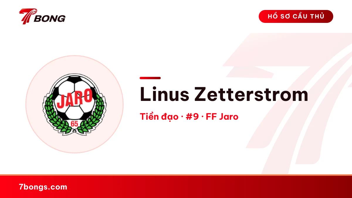 Linus Zetterstrom — FF Jaro