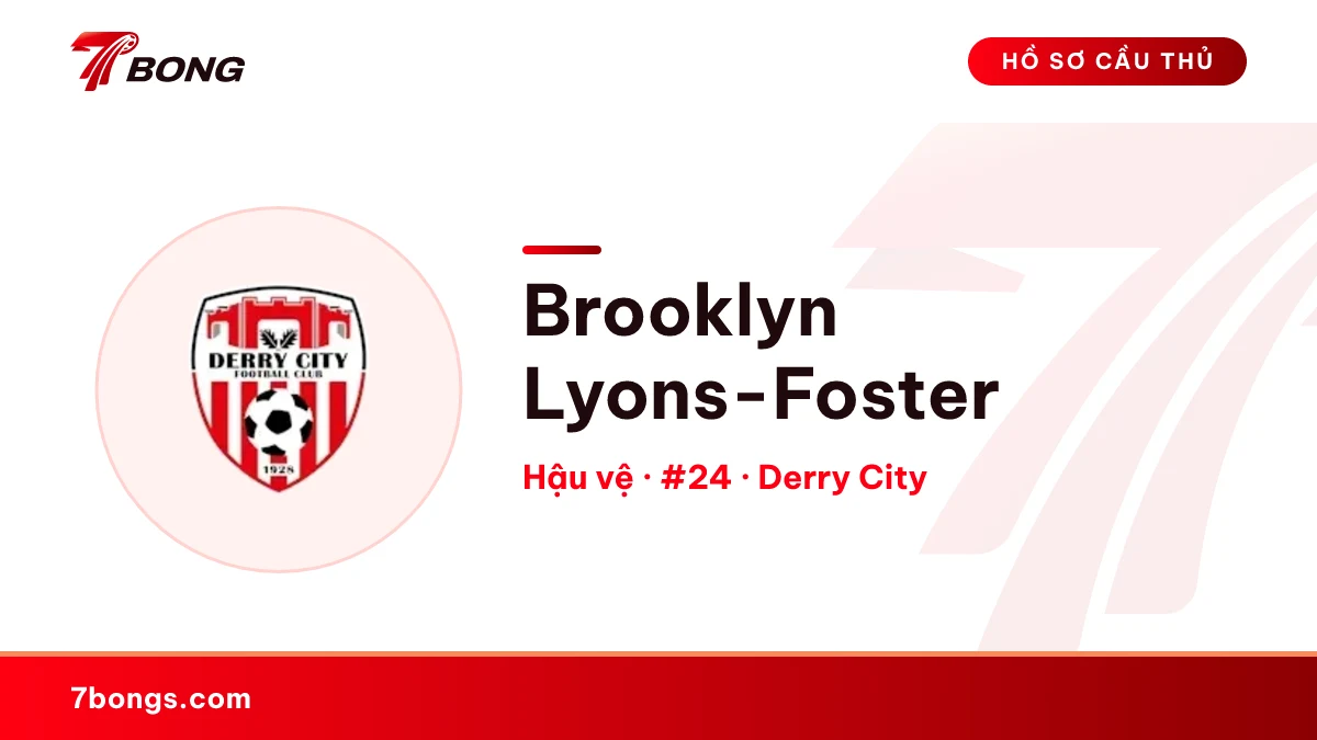 Brooklyn Lyons-Foster — Derry City