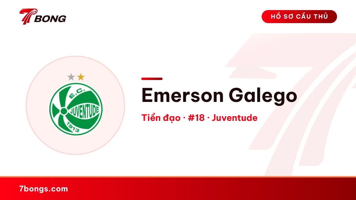 Emerson Galego — Juventude
