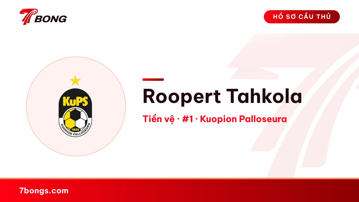 Roopert Tahkola — Kuopion Palloseura