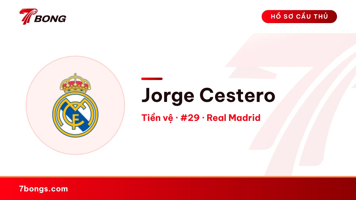 Jorge Cestero — Real Madrid