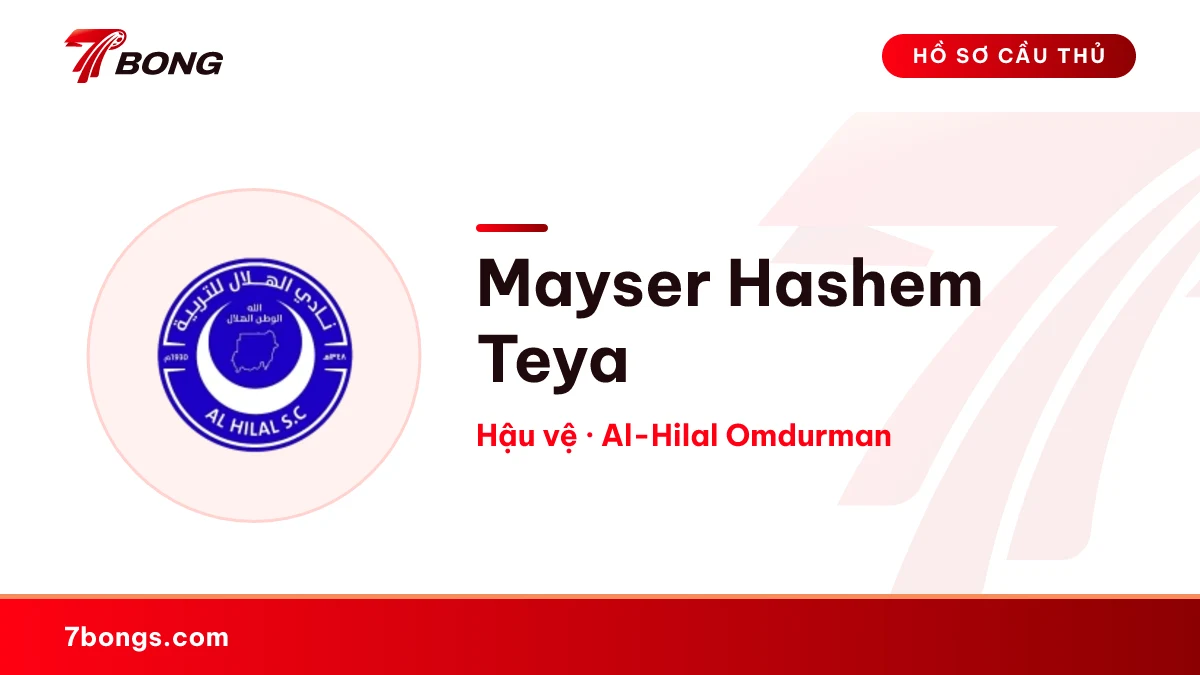 Mayser Hashem  Teya — Al-Hilal Omdurman