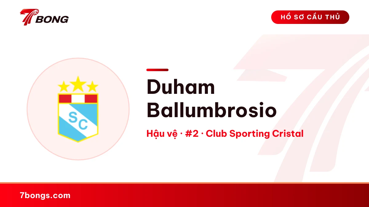 Duham Ballumbrosio — Club Sporting Cristal