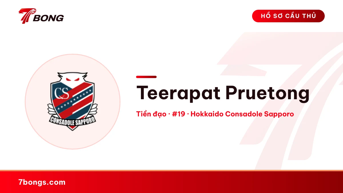 Teerapat Pruetong — Hokkaido Consadole Sapporo