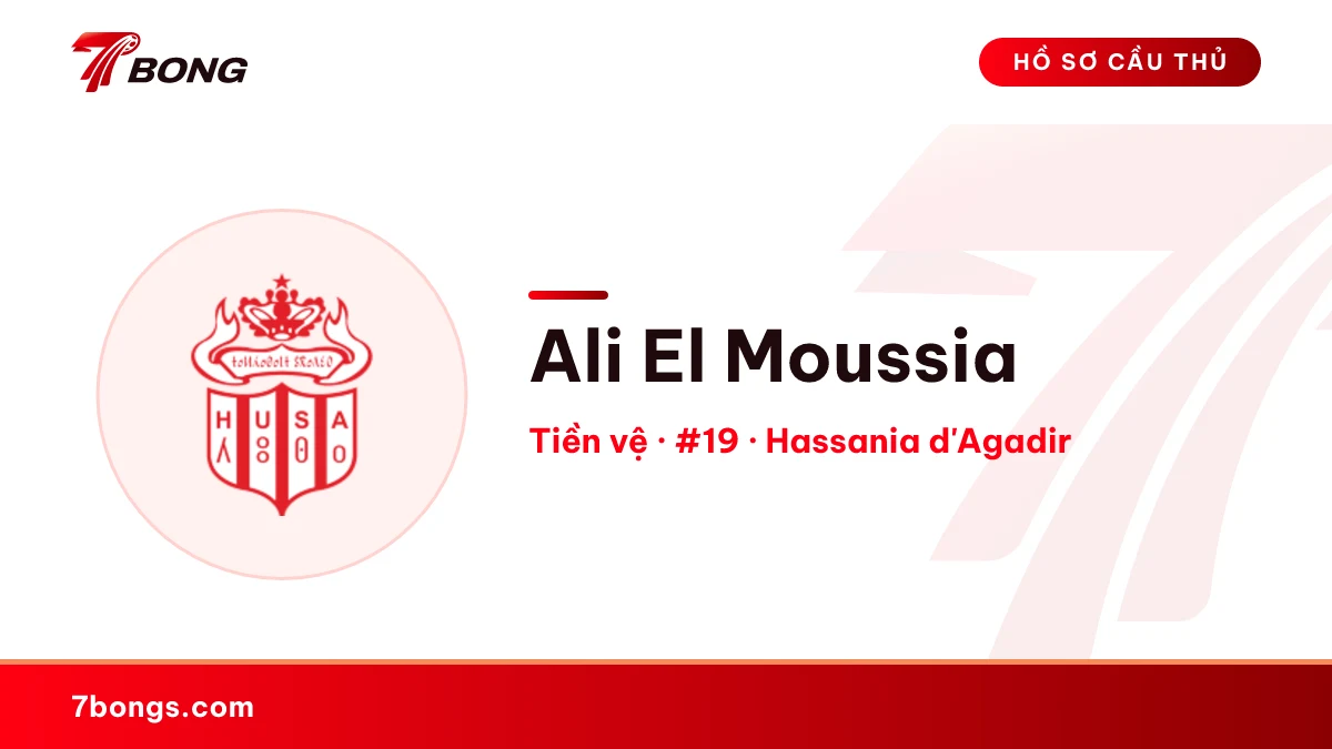 Ali El  Moussia — Hassania d'Agadir
