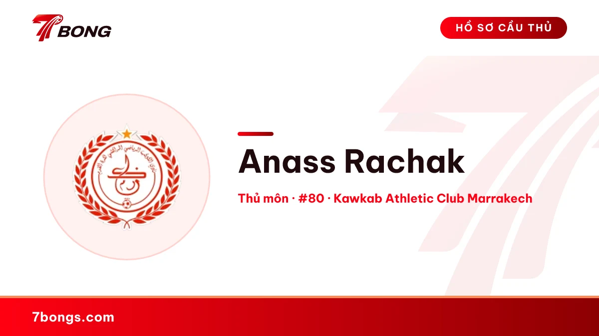 Anass Rachak — Kawkab Athletic Club Marrakech