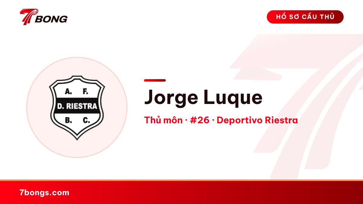 Jorge Luque — Deportivo Riestra