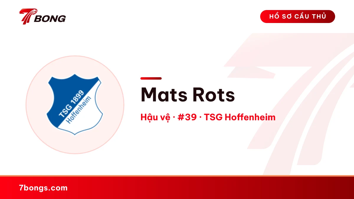 Mats Rots — TSG Hoffenheim