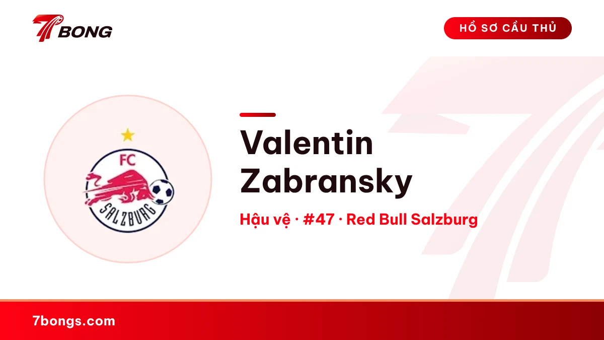 Valentin Zabransky — Red Bull Salzburg