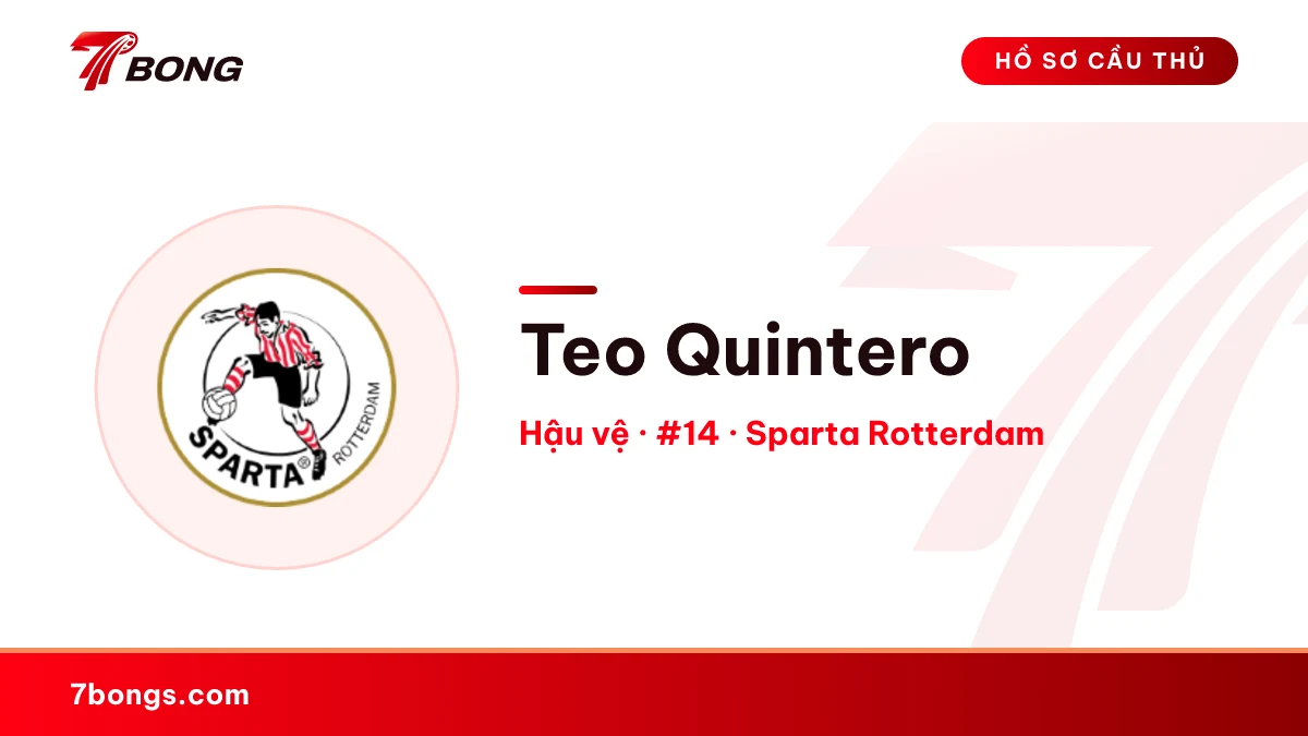Teo Quintero — Sparta Rotterdam