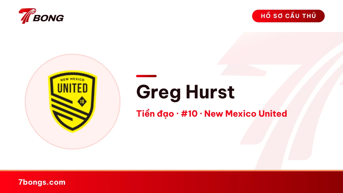 Greg Hurst — New Mexico United