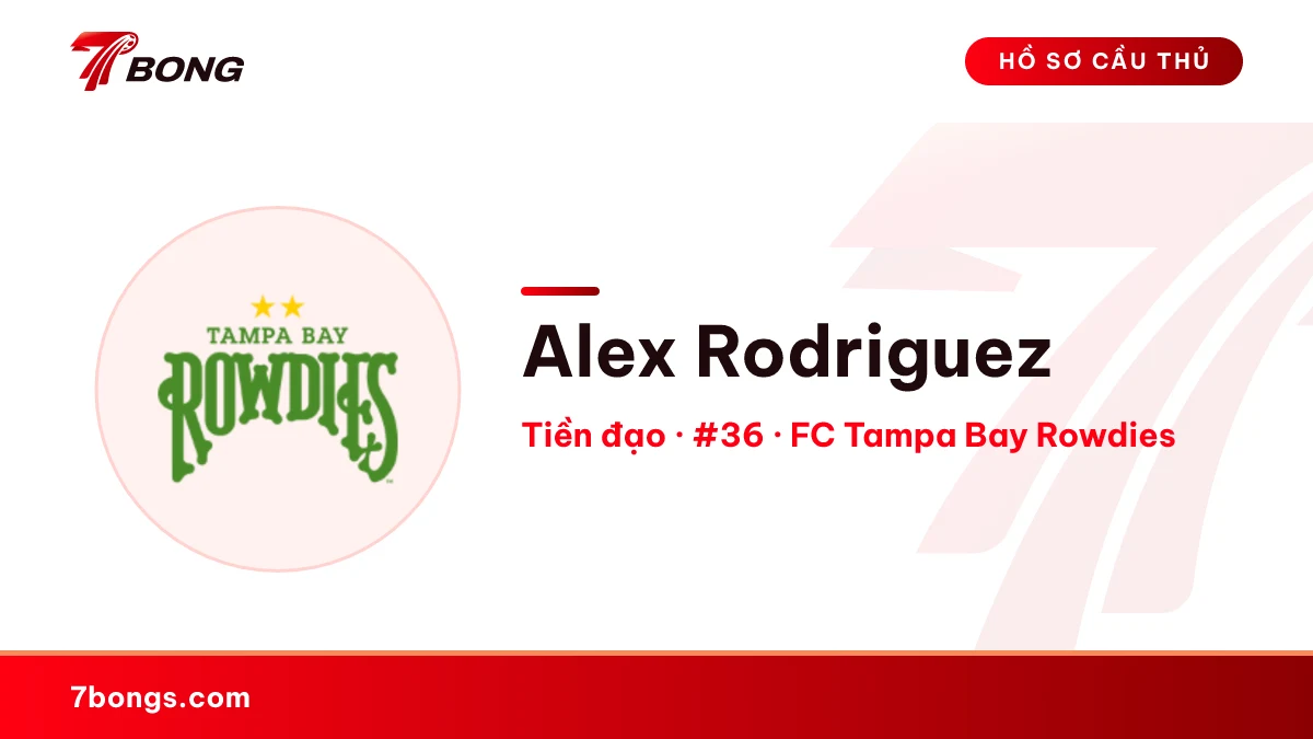 Alex Rodriguez — FC Tampa Bay Rowdies