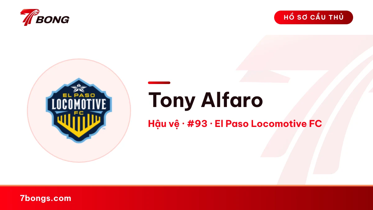 Tony Alfaro — El Paso Locomotive FC