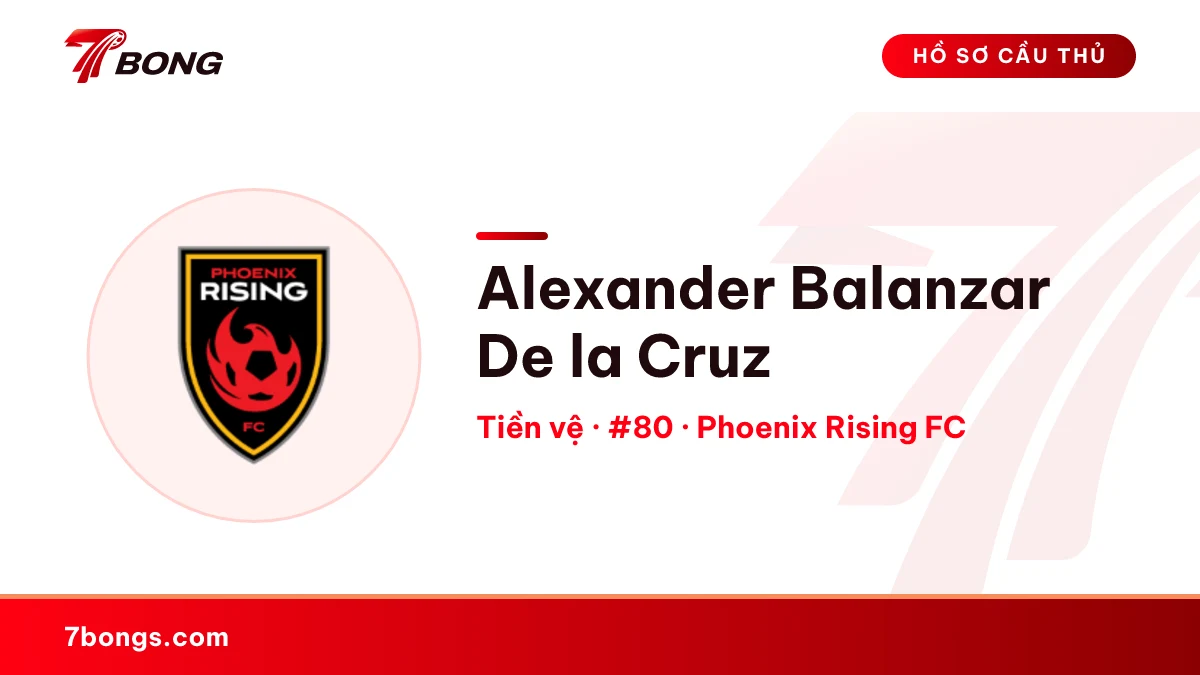 Alexander Balanzar De la Cruz — Phoenix Rising FC