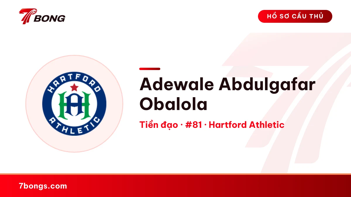 Adewale Abdulgafar Obalola — Hartford Athletic