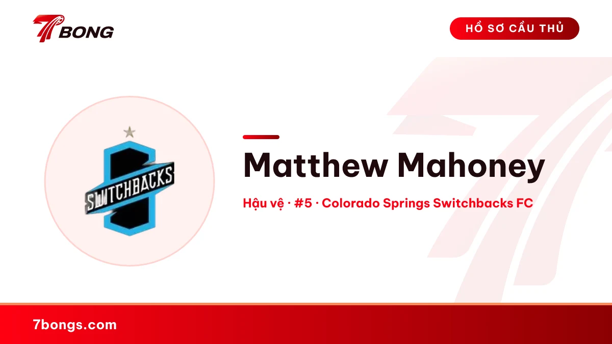 Matthew Mahoney — Colorado Springs Switchbacks FC