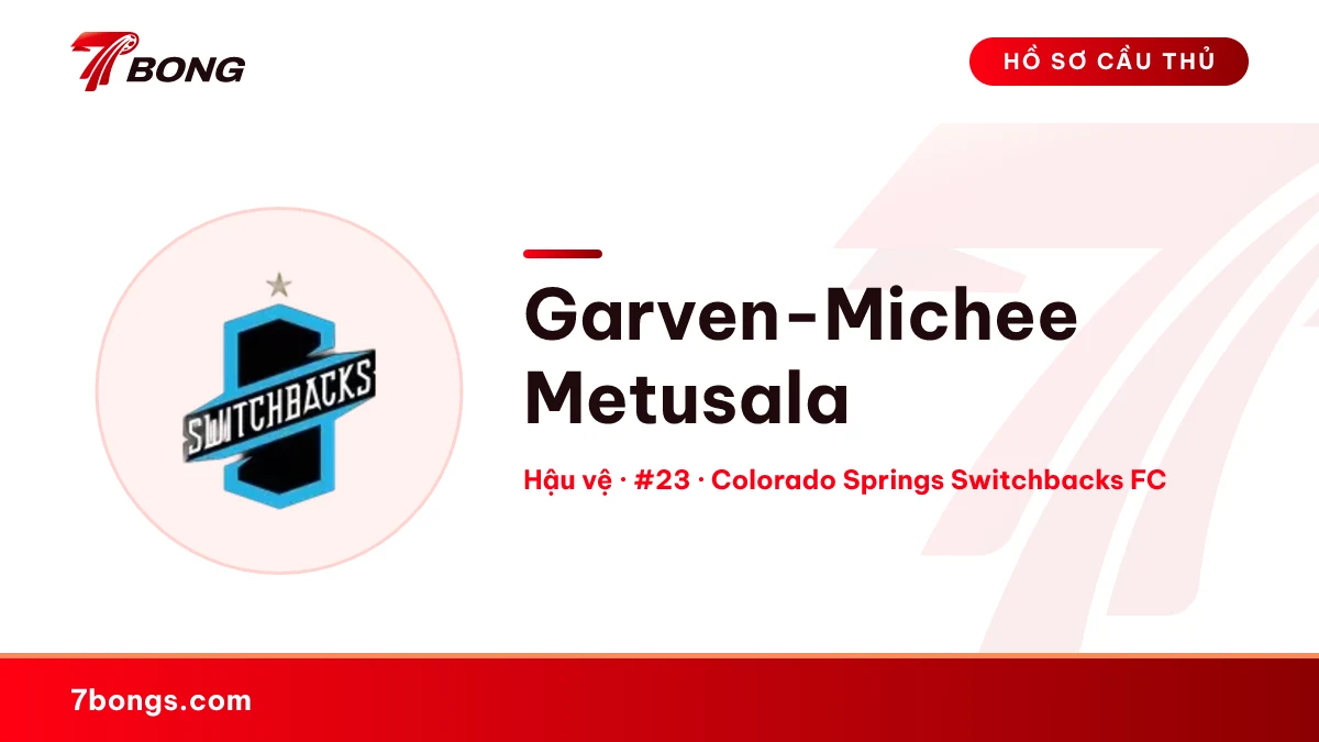 Garven-Michee Metusala — Colorado Springs Switchbacks FC