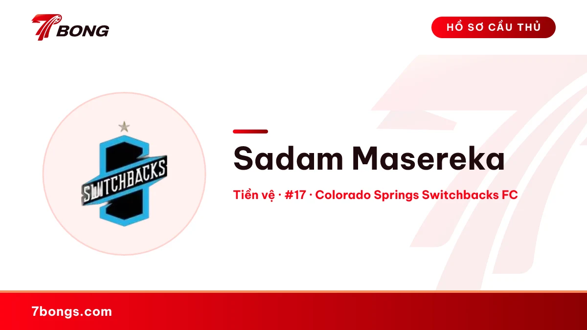 Sadam  Masereka — Colorado Springs Switchbacks FC