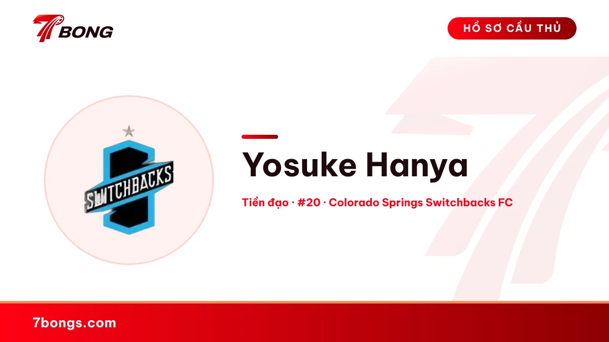 Yosuke Hanya — Colorado Springs Switchbacks FC
