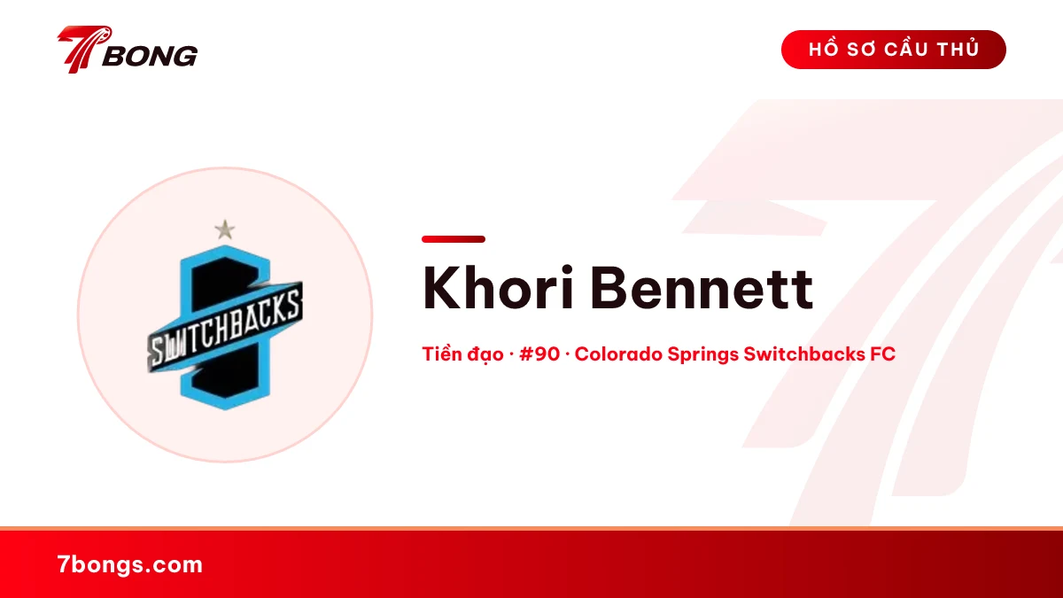 Khori Bennett — Colorado Springs Switchbacks FC