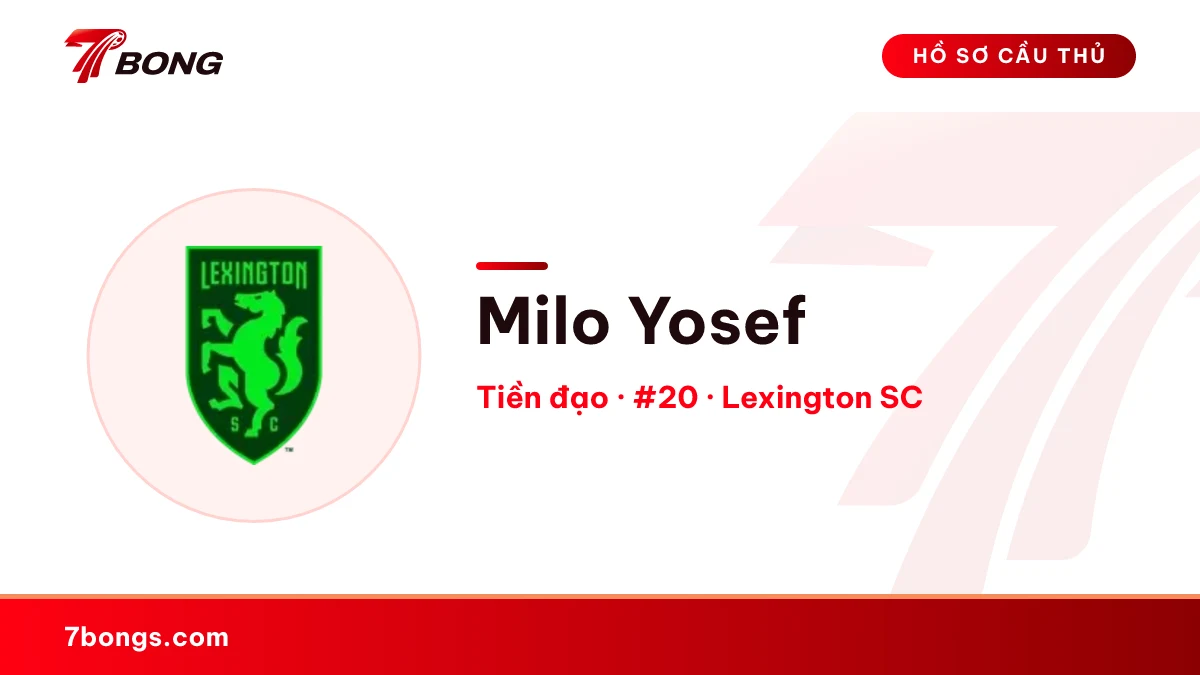 Milo Yosef — Lexington SC