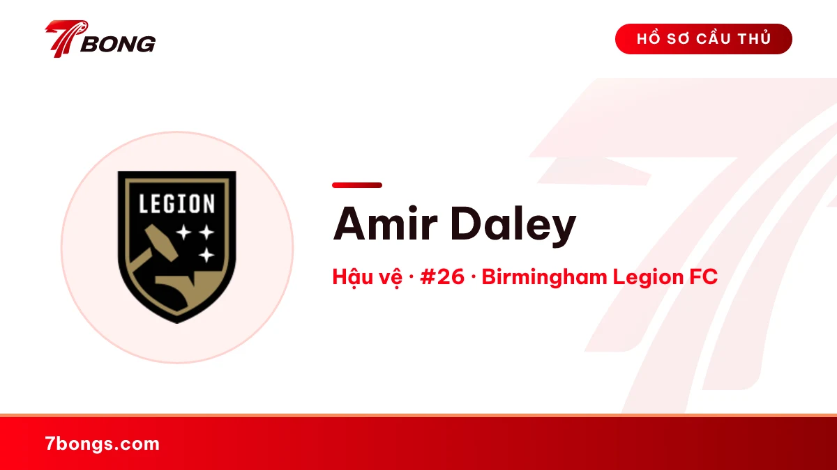 Amir Daley — Birmingham Legion FC
