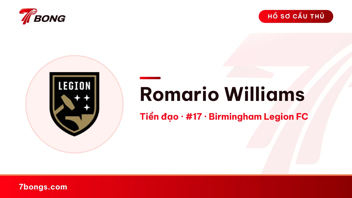 Romario Williams — Birmingham Legion FC
