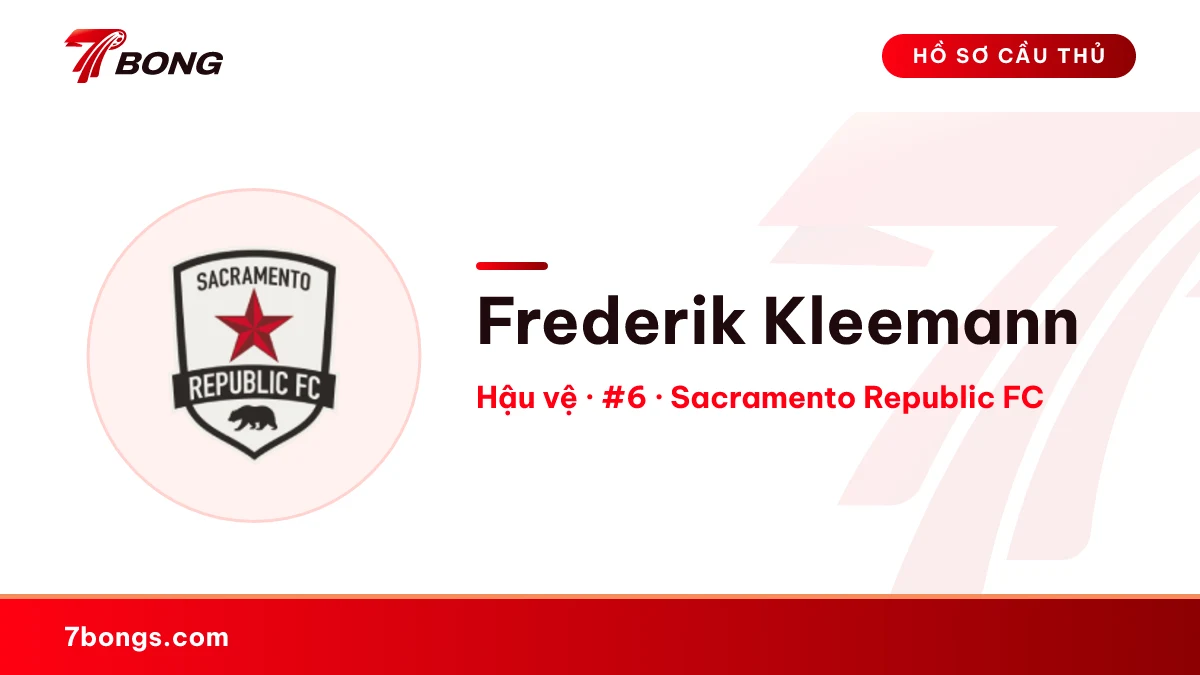 Frederik Kleemann — Sacramento Republic FC