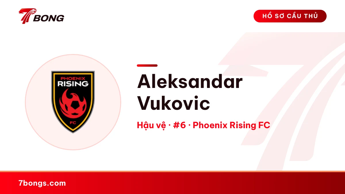 Aleksandar Vukovic — Phoenix Rising FC