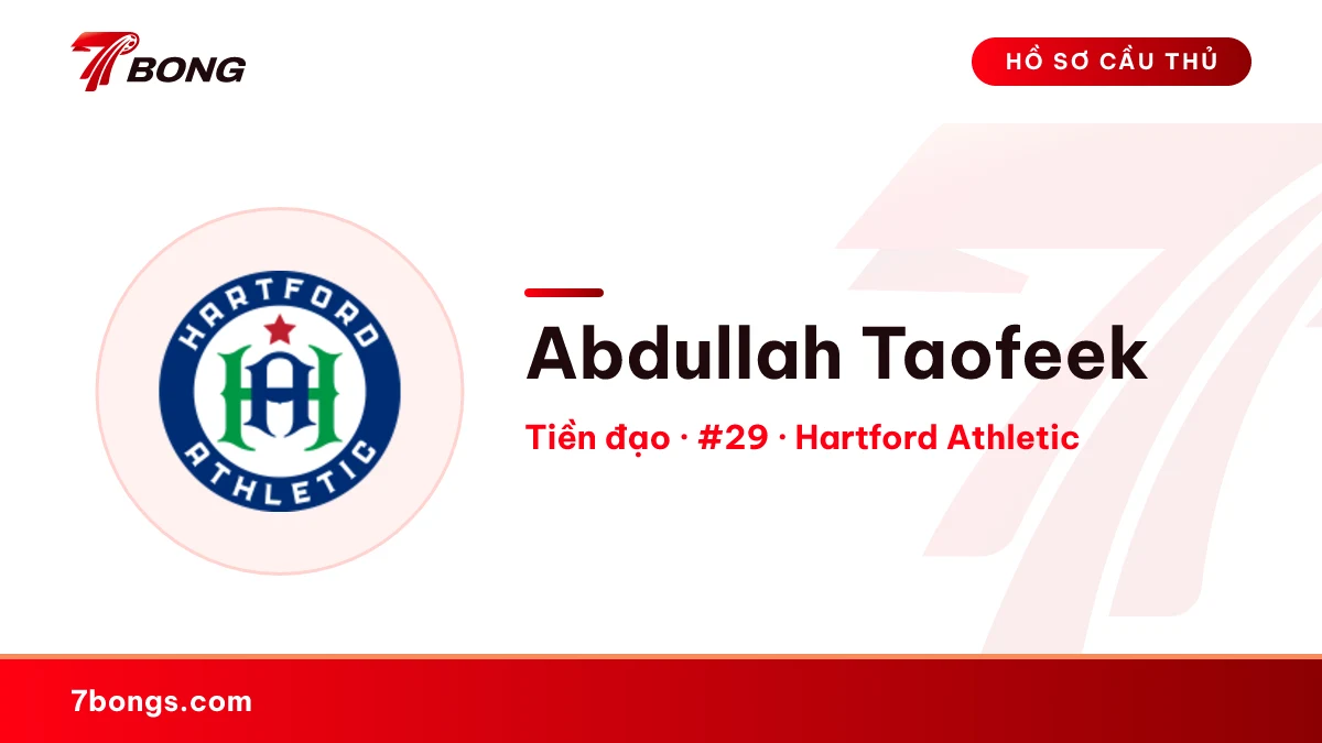 Abdullah Taofeek — Hartford Athletic