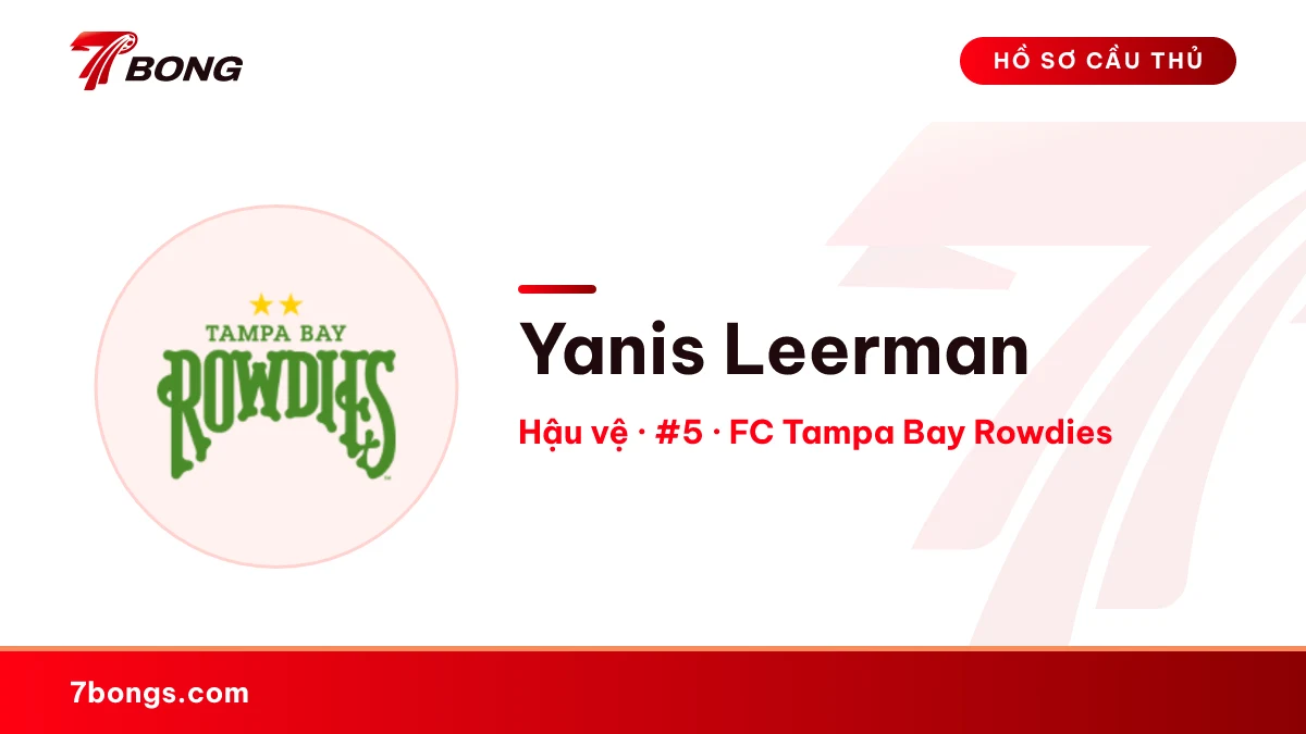 Yanis Leerman — FC Tampa Bay Rowdies