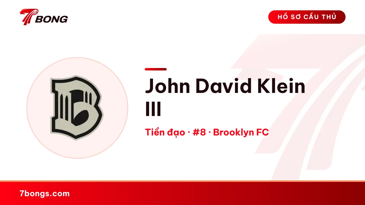 John David Klein III — Brooklyn FC