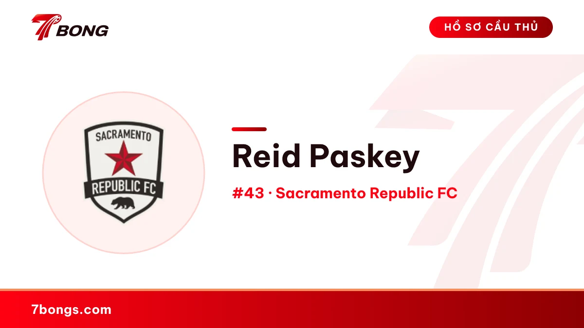 Reid Paskey — Sacramento Republic FC