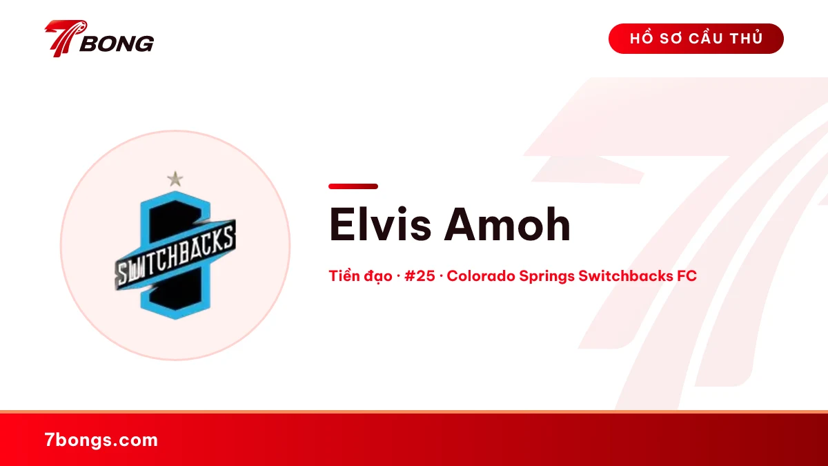 Elvis Amoh — Colorado Springs Switchbacks FC